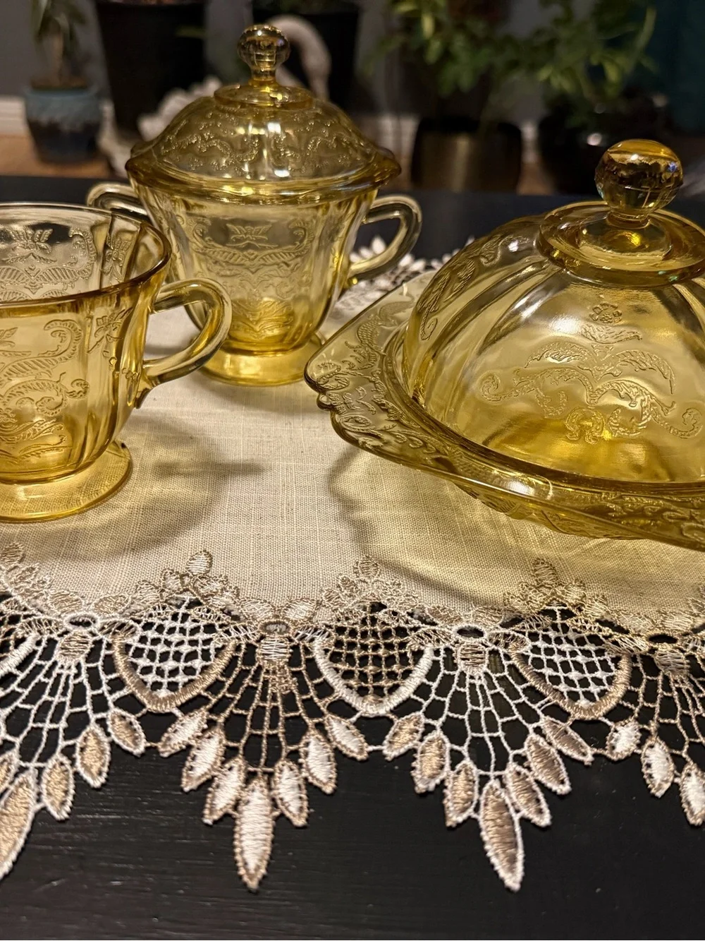Federal Madrid Yellow Depression Glass